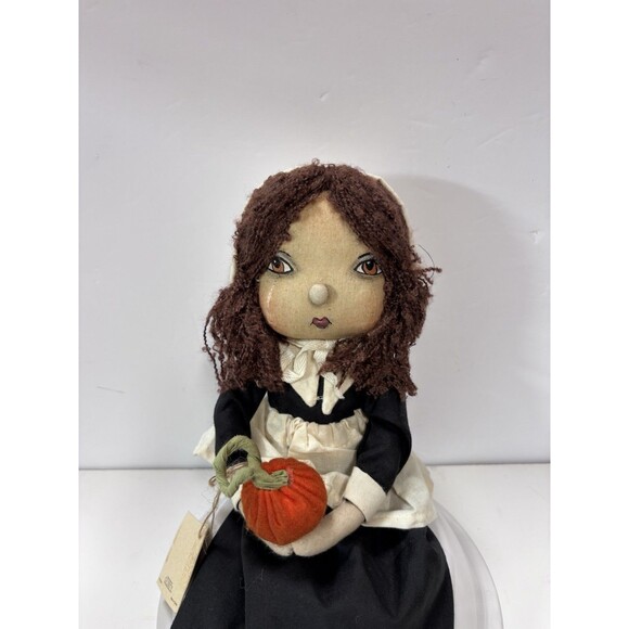 Joe Spencer Gathered Traditions Adam & Eve Pilgrims Thanksgiving Fall Decor - Picture 9 of 14